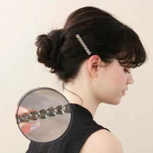 ヘアクリップ ハート型 ヘアピン 髪飾り ガールズ 髪留め 一字型ピン ダッククリップ ヘアアクセサリー レディース 大人っぽい シンプル かわいい おしゃれ プレゼント jtl010-13
